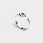 Silver infinity ring
