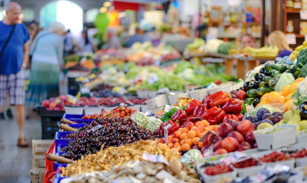 produce at open market